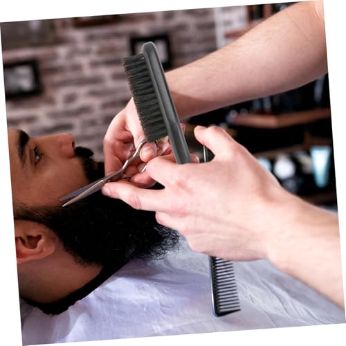 PENIKOKO Bartpflegebürste mit Langem Holzgriff aus Wildschweinborsten Langlebig und Praktisch für Männer Professionelle Bartreinigung und Pflege Einfach zu Halten für Salon und Alltag von PENIKOKO