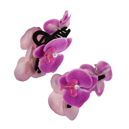 PENIKOKO 2stücke Blumenhaarklammern Damen Blumenklammern Haarschmuck Blumenhaarklammern Fürs Haar Haarklammern Mit Blume Blumenklammern Für Dünnes Haar Damen Klammern Für Dickes von PENIKOKO