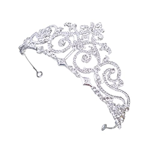 PENIKOKO Braut Strass Tiara Krone Stirnband Damen Kopfschmuck Leicht Elegant für Hochzeit Party von PENIKOKO