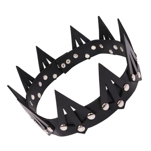 PENIKOKO Bridal Crown Headband Party Haarreif Goldene Krone Karneval Cosplay Kostüm Damen Mädchen Partydekoration von PENIKOKO