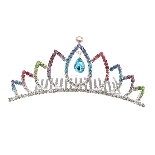 PENIKOKO Bridal Tiara Haarkamm mit Strasssteinen Braut Headpiece für Hochzeiten und Feierlichkeiten Farbige Kristallkrone für Unvergessliche Erinnerungen PENIKOKO Bridal Tiara Haarkamm mit Strasssteinen Braut Headpiece für Hochzeiten und Feierlichkeiten Farbige Kristallkrone für Unvergessliche Erinnerungen von PENIKOKO