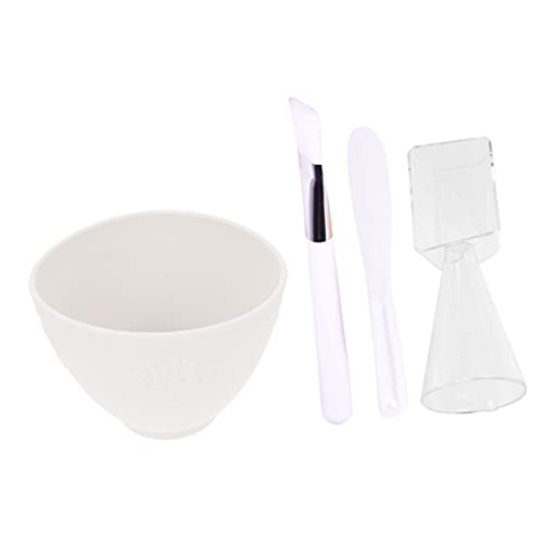 PENIKOKO DIY Teilig Silikon Rührschüssel Stab Pinsel Löffel Leicht Tragbar für Professionelles Maskenmischen zu Hause von PENIKOKO