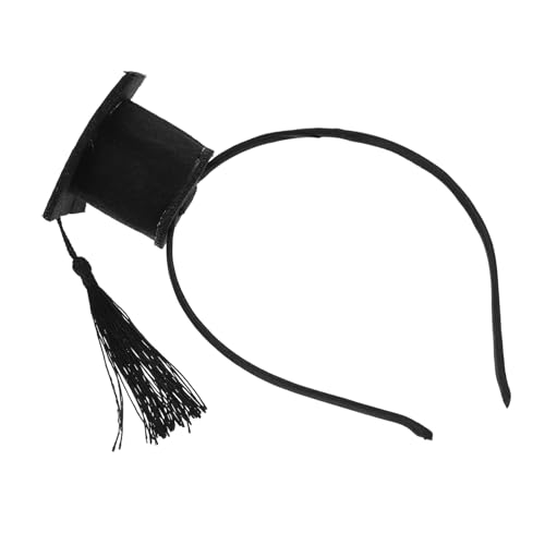 PENIKOKO Doktorhut Haarband mit Quasten für Abschlussfeiern Kopfbedeckung für Absolventen und Studierende Unisex aus Hochwertigem Filz für Dekoration und Besondere Anlässe von PENIKOKO