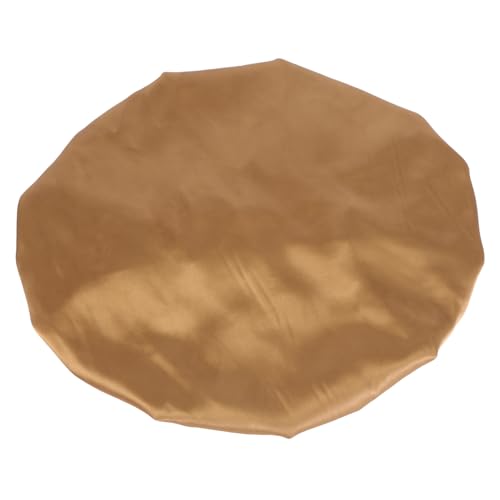 PENIKOKO Doppellagige Damen Duschhaube mit Farbiger Spitzenkante Elastische Große Schlafhaube für Make Up Bad Gesichtspflege Vielseitig Einsetzbar Satinweich von PENIKOKO