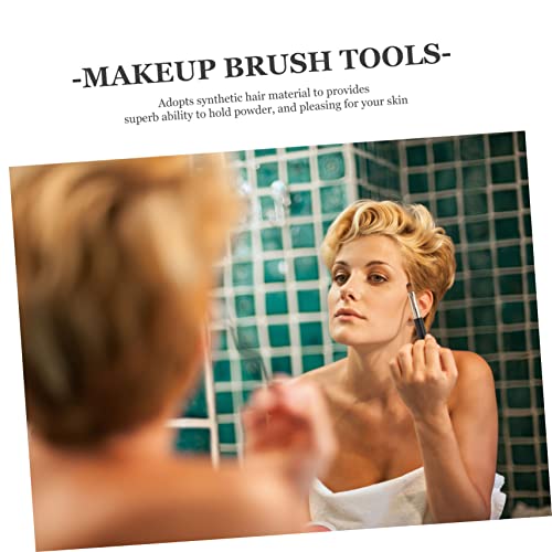 PENIKOKO Doppelseitiger Lippenpinsel Metall Kleiner Make Up Pinsel für Lippenstift Lipgloss und Concealer Langlebig Ergonomisch Tragbar für Präzises Auftragen bei Damen von PENIKOKO