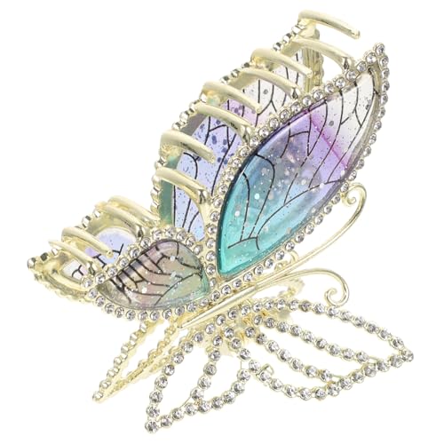 PENIKOKO Elegante Schmetterling Haarklammer mit Farbverlauf Modische Krallenklammer für Damen Rutschfestes Haarzubehör für Stilvolle Frisuren und Festlichen Haarschmuck für Langes Haar und PENIKOKO Elegante Schmetterling Haarklammer mit Farbverlauf Modische Krallenklammer für Damen Rutschfestes Haarzubehör für Stilvolle Frisuren und Festlichen Haarschmuck für Langes Haar und von PENIKOKO