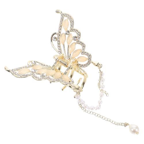 PENIKOKO Eleganter Schmetterlings-haarclip Mit Quasten Metall-haarspange Für Damen Modisches Haarschmuck-accessoire Für Halbe Hochsteckfrisuren Und Stilvolle Looks von PENIKOKO