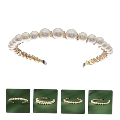 PENIKOKO Elegantes Perlen stirnband Damen Haarreif Handmade Hochzeits party Schmuck Accessoire für Braut und Festliche Anlässe Langlebig Leicht Chic und Vielseitig Verwendbar PENIKOKO Elegantes Perlen stirnband Damen Haarreif Handmade Hochzeits party Schmuck Accessoire für Braut und Festliche Anlässe Langlebig Leicht Chic und Vielseitig Verwendbar von PENIKOKO