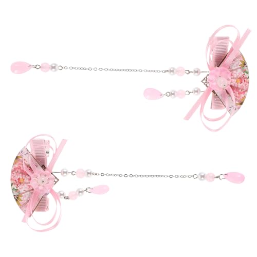 PENIKOKO Fächerförmige Haarspangen Mit Quaste Für Kleine Mädchen Chinesischer Neujahrs-haarschmuck Aus Haarnadeln Und Clips Für Hanfu-veranstaltungen Elegant Und Traditionell von PENIKOKO