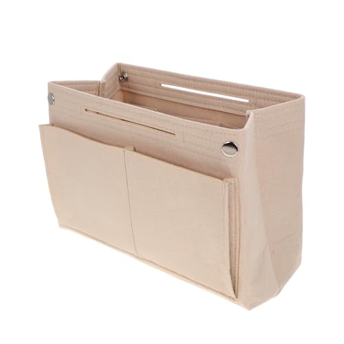 PENIKOKO Filz-geldbörseneinsatz Mit Doppellagigem Design Weicher Filztasche Und Druckknopfverschluss Als Kleiner Taschen-Organizer Oder Make-up-Organizer Für Reisen von PENIKOKO