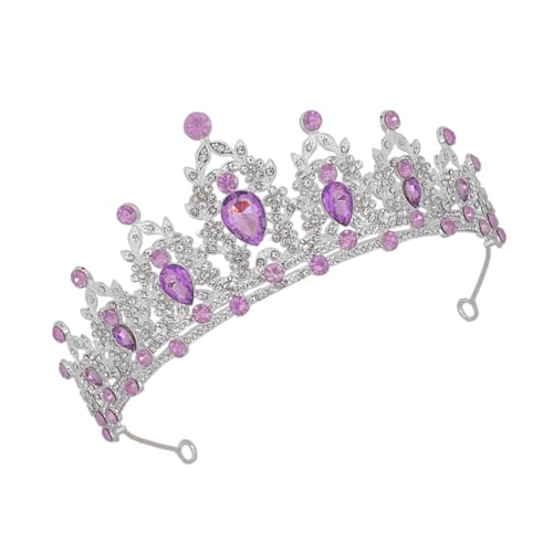 PENIKOKO Prinzessinnenkrone Mit Strasssteinen Für Damen Quinceanera-tiara Geburtstagskranz Hochzeit-diademe Kopfbedeckung Für Besondere Anlässe von PENIKOKO