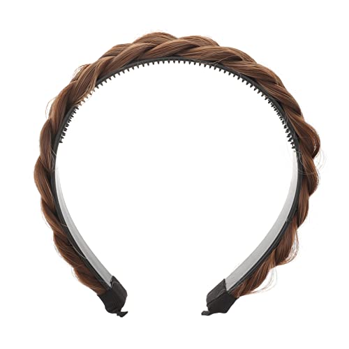 PENIKOKO Geflochtener Haarreifen für Damen Eleganter Heirats Haarschmuck mit Design für Alltag Sport und Besondere Anlässe Hellbraun Bequem und Leicht zu Tragen PENIKOKO Geflochtener Haarreifen für Damen Eleganter Heirats Haarschmuck mit Design für Alltag Sport und Besondere Anlässe Hellbraun Bequem und Leicht zu Tragen von PENIKOKO