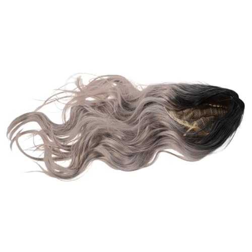 PENIKOKO Gradient Damen Lang Wellig Perücke Wärmeresistente Synthetische Lockige Haare Mit Verstellbarem Netz Für Party Halloween Alltagsgebrauch von PENIKOKO
