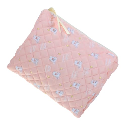 PENIKOKO Große Kosmetiktasche Gesteppt mit Reißverschluss Langlebige Schminktasche für Damen und Reisen Vielseitige Aufbewahrungstasche für Make Up und Beauty Produkte Modisches Muster von PENIKOKO