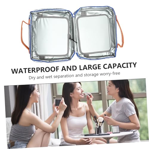 PENIKOKO Große Kulturtasche zum Aufhängen Wasserabweisende Strapazierfähige Polyester Waschbeutel für Damen und Herren Multifunktionaler Reise Kosmetik Organizer Platzsparender von PENIKOKO