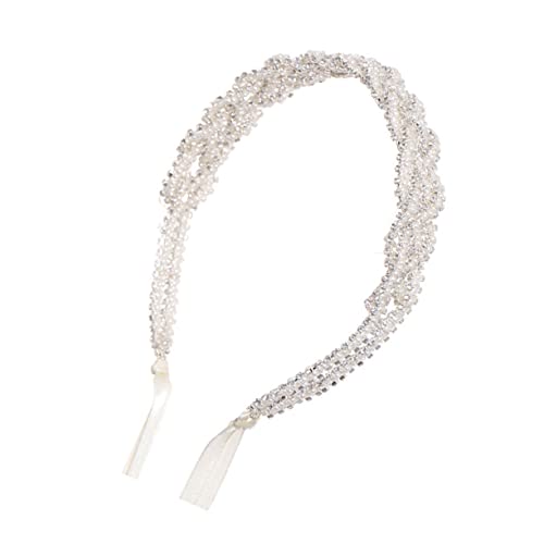 PENIKOKO Haarband Aus Hochzeitsperlen Für Frauen Und Mädchen Kopfschmuck Aus Hochzeitsperlen Kopfbedeckung Für Hochzeitsfeiern von PENIKOKO