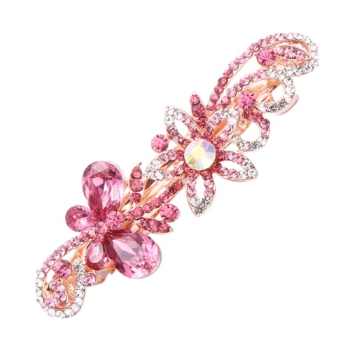 PENIKOKO Haarklammer mit Strass Schleife Pinke Haarspange für Frauen und Mädchen Modisches Party Haaraccessoire Langlebiger Haarschmuck für Festliche Anlässe PENIKOKO Haarklammer mit Strass Schleife Pinke Haarspange für Frauen und Mädchen Modisches Party Haaraccessoire Langlebiger Haarschmuck für Festliche Anlässe von PENIKOKO