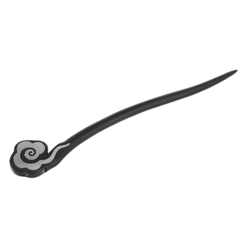 PENIKOKO Haarnadel Mädchen Haarzubehör Haarschmuck Für Mädchen Haarstab Zum Selbermachen Chinesische Hanfu-haaraccessoires Haarstäbchen Für Lockiges Haar Haarpicks Haarstock Holz Schwarz von PENIKOKO