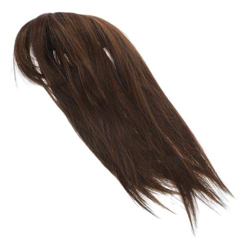 PENIKOKO Haarteil Topper für Frauen Nahtloser Natürlicher Look Verstellbare Sicherer zur Haarverdichtung und Graue Haare Kaschieren Komfortables Leichtes Clip In Haarstück von PENIKOKO