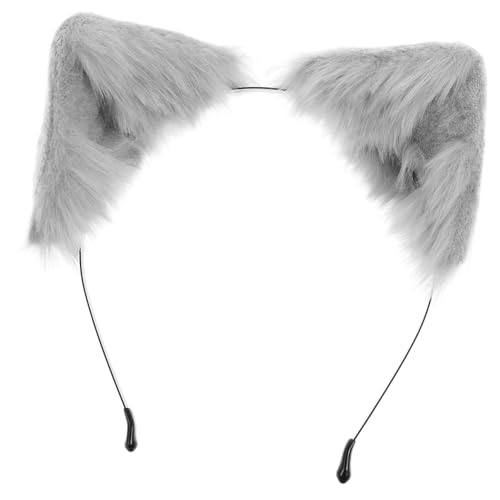 PENIKOKO Katzenohren Haarreif Flauschig Handgefertigt Leicht Bequem Cosplay Kostümzubehör Accessoire Für Musikfestival Karneval Party Mädchen Damen von PENIKOKO