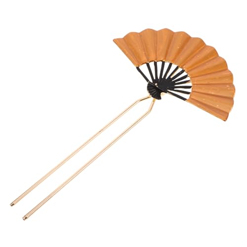PENIKOKO Retro Chinesische Fächer Haarnadel aus Zinklegierung Vintage Haarstab für Frauen Traditionelle Haarnadel für Hochzeiten und Partys Komfortabler Schmuck für Hanfu Outfits von PENIKOKO