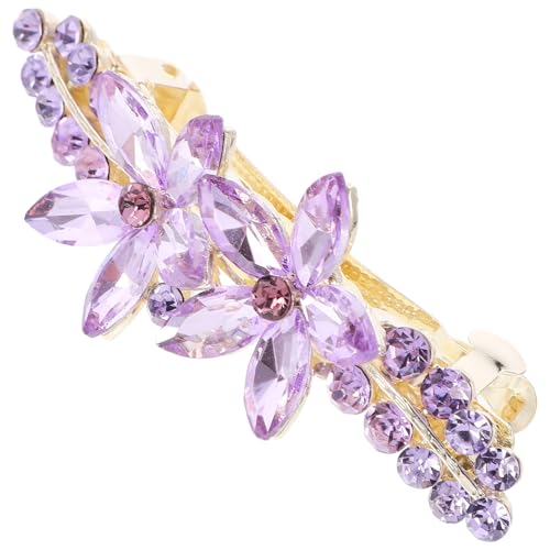 PENIKOKO Kleine Dekorative Haarklammer mit Blumen design Funkelndem Strass Metallmaterial Federleicht und Robust Damen Haarspange für Alltag Party Geschenk und Festliche Anlässe PENIKOKO Kleine Dekorative Haarklammer mit Blumen design Funkelndem Strass Metallmaterial Federleicht und Robust Damen Haarspange für Alltag Party Geschenk und Festliche Anlässe von PENIKOKO