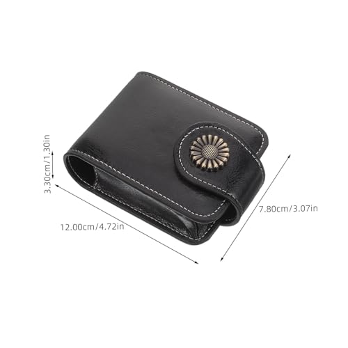 PENIKOKO Kleine Lippenstifthülle mit Spiegel Kompakte Tragbare Kosmetiktasche für Damen Vielseitige Make up Aufbewahrung mit Knopfverschluss Edles Design für Handtasche und Alltag PENIKOKO Kleine Lippenstifthülle mit Spiegel Kompakte Tragbare Kosmetiktasche für Damen Vielseitige Make up Aufbewahrung mit Knopfverschluss Edles Design für Handtasche und Alltag von PENIKOKO
