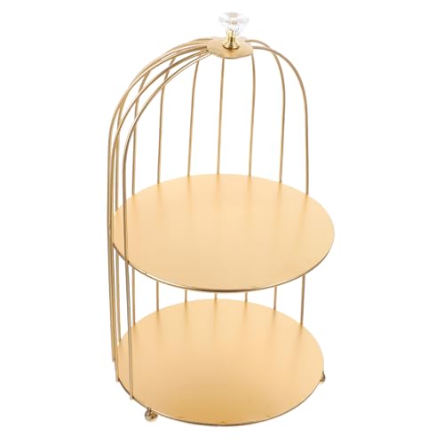 PENIKOKO Kosmetik Organizer Vogelkäfig Stil Doppelschichtiges Multifunktionales Aufbewahrungsregal für Make Up Parfum Hautpflege Stabil und Platzsparend für Badezimmer und Schlafzimmer PENIKOKO Kosmetik Organizer Vogelkäfig Stil Doppelschichtiges Multifunktionales Aufbewahrungsregal für Make Up Parfum Hautpflege Stabil und Platzsparend für Badezimmer und Schlafzimmer von PENIKOKO
