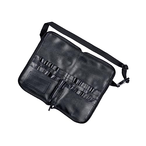 PENIKOKO Kosmetiktasche Aus Pu Zur Aufbewahrung Von Make-up-pinseln Mit Fächern Und Aufbewahrungsröhren Kompakt Und Leicht Für Damen Für Reisen von PENIKOKO