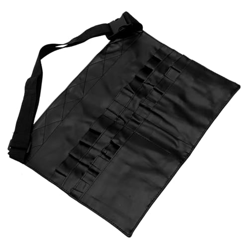 PENIKOKO Kosmetiktasche mit Fächern und Tasche Handgefertigter Leichter Kosmetik Waistbelt für Make Up Pinsel Langlebige PU Material Schminktasche für Make Up Profis und Alltag Schwarz PENIKOKO Kosmetiktasche mit Fächern und Tasche Handgefertigter Leichter Kosmetik Waistbelt für Make Up Pinsel Langlebige PU Material Schminktasche für Make Up Profis und Alltag Schwarz von PENIKOKO
