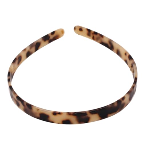 PENIKOKO Leopard Haarband Damen Rutschfest Dünn Stirnband Mit Zähnen Modisch Alltag Haarschmuck Für Frauen Frisuren Styling von PENIKOKO
