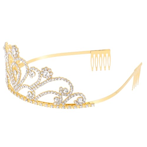 PENIKOKO Loving Heart Krone Haarschmuck Metall Tiara Hochzeit Braut Accessoire Glänzend für Hochzeitsfeier Abschlussball und Festliche Anlässe PENIKOKO Loving Heart Krone Haarschmuck Metall Tiara Hochzeit Braut Accessoire Glänzend für Hochzeitsfeier Abschlussball und Festliche Anlässe von PENIKOKO