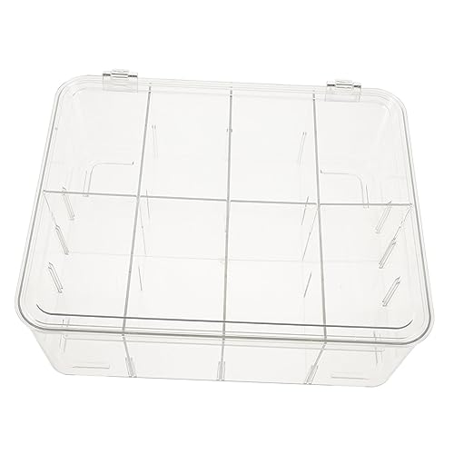 PENIKOKO Make-up-aufbewahrungsbox Mit Verstellbarem Fach Für Kosmetik Und Hautpflegeprodukte Transparente Kleinigkeitenboxen Für Lippenstifte Und Schminkartikel Praktischer Organizer Für Ho PENIKOKO Make-up-aufbewahrungsbox Mit Verstellbarem Fach Für Kosmetik Und Hautpflegeprodukte Transparente Kleinigkeitenboxen Für Lippenstifte Und Schminkartikel Praktischer Organizer Für Ho von PENIKOKO