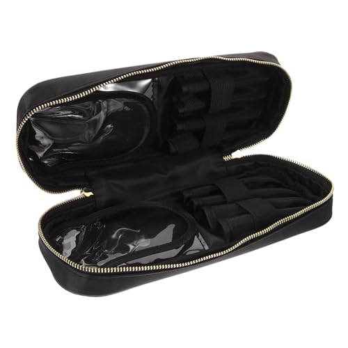 PENIKOKO Makeup Pinsel Aufbewahrungstasche Tragbarer Kosmetik Organizer mit Reißverschluss für Reisen Kompakte und Leichte Make Up Pinsel Tasche für Damen und Mädchen für Outdoor Nutzung von PENIKOKO