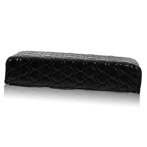 PENIKOKO Maniküre Handauflage Kissen mit Herzprägung Schwarz Ergonomisches Nagel Armstützkissen für Komfortable Nagelkunst Rutschfestes Handkissen zur Entlastung bei Maniküre und PENIKOKO Maniküre Handauflage Kissen mit Herzprägung Schwarz Ergonomisches Nagel Armstützkissen für Komfortable Nagelkunst Rutschfestes Handkissen zur Entlastung bei Maniküre und von PENIKOKO
