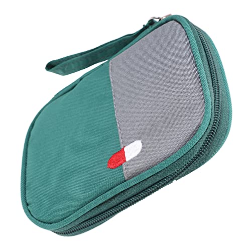 PENIKOKO Mini-erste-Hilfe-Tasche Tragbar Reise-medizintasche Mit Reißverschluss Kleine Outdoor-Aufbewahrungstasche Stabiles Material Für Notfälle von PENIKOKO