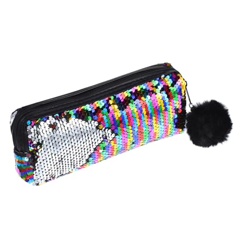 PENIKOKO Mermaid Sequin Pencil Case Kleine Kosmetiktasche Glitzerndes Multifunktionales Täschchen für Reise Schule und Make up Robustes Polyacrylic Material Perfektes für Mädchen PENIKOKO Mermaid Sequin Pencil Case Kleine Kosmetiktasche Glitzerndes Multifunktionales Täschchen für Reise Schule und Make up Robustes Polyacrylic Material Perfektes für Mädchen von PENIKOKO