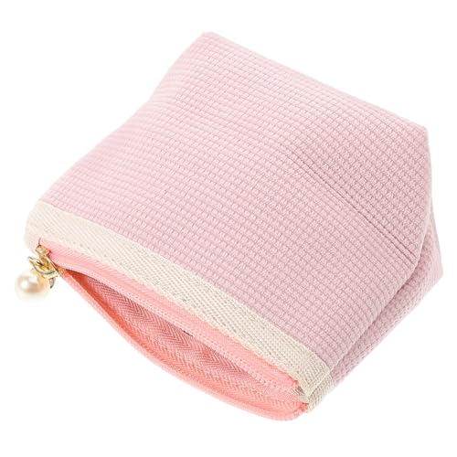 PENIKOKO Mini Kosmetiktasche aus Weichem Cordstoff Staub Kompakte Make up Tasche für Lippenstifte Praktische Reise Kosmetiktasche Damen in Rosé für Unterwegs und Alltag PENIKOKO Mini Kosmetiktasche aus Weichem Cordstoff Staub Kompakte Make up Tasche für Lippenstifte Praktische Reise Kosmetiktasche Damen in Rosé für Unterwegs und Alltag von PENIKOKO