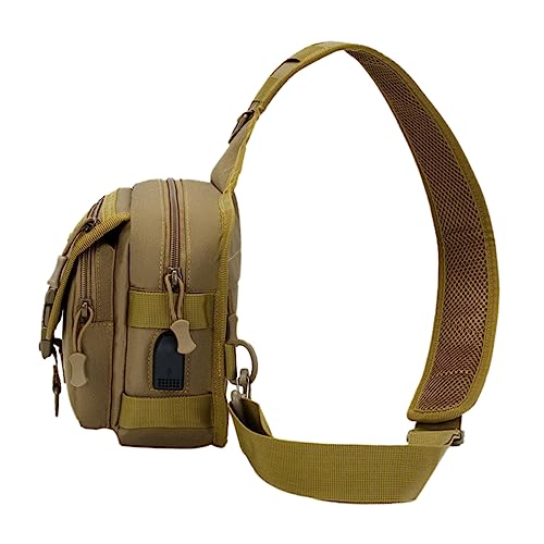 PENIKOKO Multifunktionale Umhängetasche für Herren Verschleißfeste Crossbody Tasche für Outdoor Aktivitäten zum Camping und Picknick mit Einstellbarem Design für Maximalen von PENIKOKO