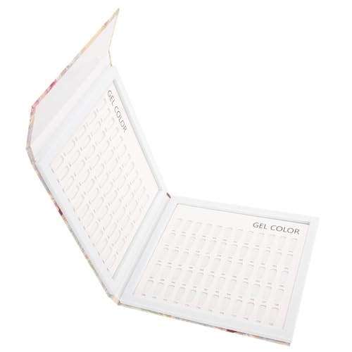 PENIKOKO Nagel Farbpalette Farben Nagelkunst Display Buch Hülle Langlebig UV Lampentrocknung DIY Nagellack Musterplatte für Präsentation von PENIKOKO