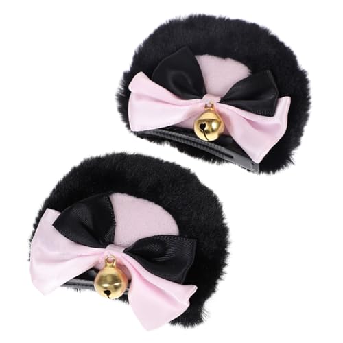 PENIKOKO Niedliche Bär Ohren Haarspangen mit Schleifen Haarschmuck für Mädchen Cosplay accessoires in Schwarz Modisch und Vielseitig für Festivals und Partys PENIKOKO Niedliche Bär Ohren Haarspangen mit Schleifen Haarschmuck für Mädchen Cosplay accessoires in Schwarz Modisch und Vielseitig für Festivals und Partys von PENIKOKO