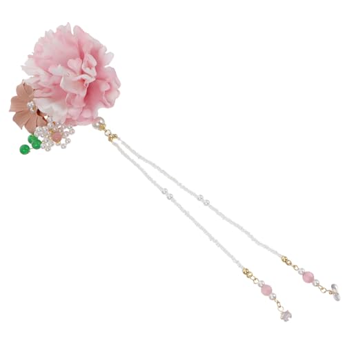 PENIKOKO Perlen Haarklammer mit Quaste und Antikem Jade Design Eleganter Brautschmuck für Damen Vintage Haarspange für Hochzeit Party Festliche Anlässe Romantisches Accessoire Rosa PENIKOKO Perlen Haarklammer mit Quaste und Antikem Jade Design Eleganter Brautschmuck für Damen Vintage Haarspange für Hochzeit Party Festliche Anlässe Romantisches Accessoire Rosa von PENIKOKO