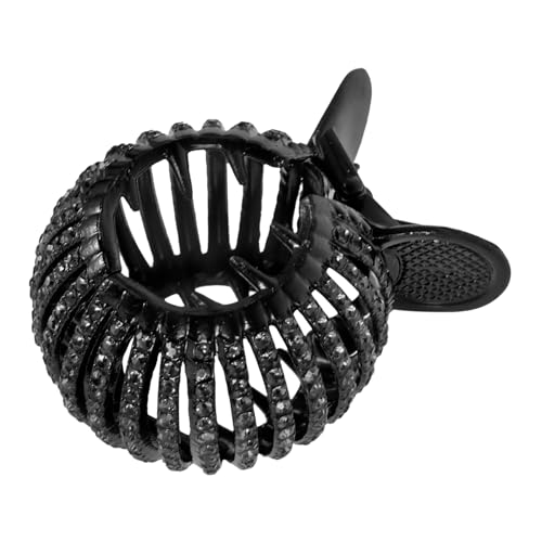 PENIKOKO Pferdeschwanz Haarspange Clip Für Damen Große Haarklammer Mit Strass Rutschfester Pferdeschwanzhalter Für Dickes Haar Haar Accessoire Für Frauen Und Mädchen Für Partys Und von PENIKOKO