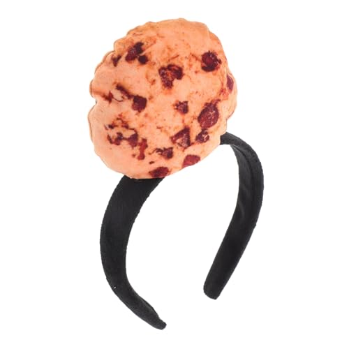 PENIKOKO Plüsch Haarreif Cookie Design Weicher Party Kopfschmuck für Damen Lustiges Karneval Stirnband Bequemes Accessoire für Geburtstage und Festivals von PENIKOKO