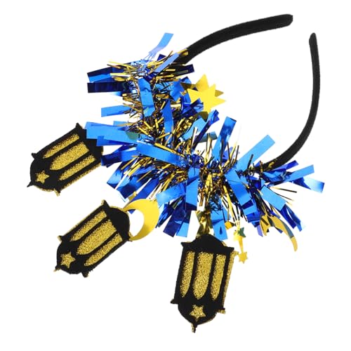 PENIKOKO Ramadan Haarreif mit Mond und Sternen Glitzernde Kopfbedeckung für Eid Mubarak Feierlichkeiten Verstellbar und Bequem für Feste Partys und Besondere Anlässe Teiliges von PENIKOKO