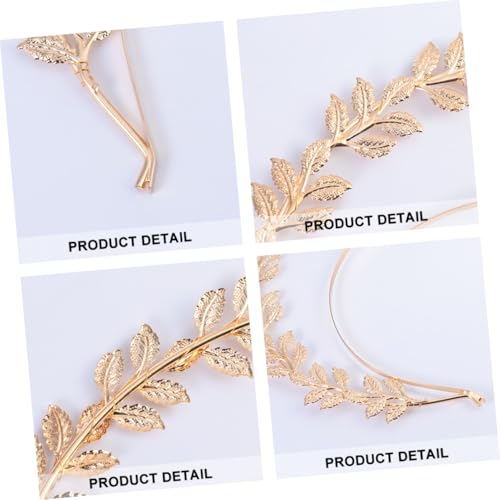 PENIKOKO Retro Haarschmuck Haarreif Retro Haarband Baumblatt Design Stilvolles Stirnband für Damen und Mädchen Party Zubehör von PENIKOKO
