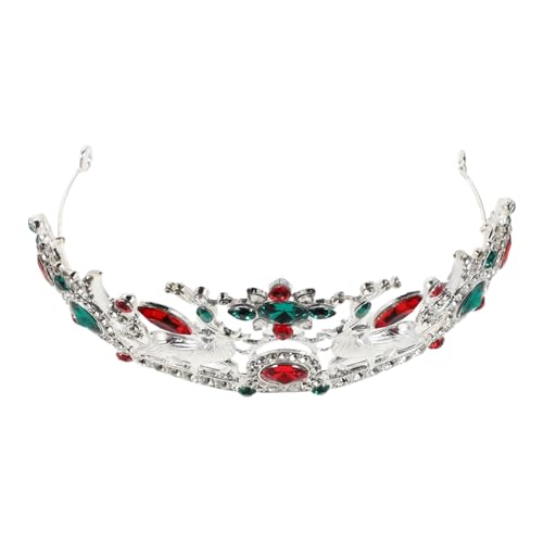 PENIKOKO Rhinestone Braut Tiara Schneeflocke Rentier Krone Silber Weihnachts Haarreif für Hochzeit Party Geburtstagskostüm Mädchen Brautjungfer Accessoire von PENIKOKO