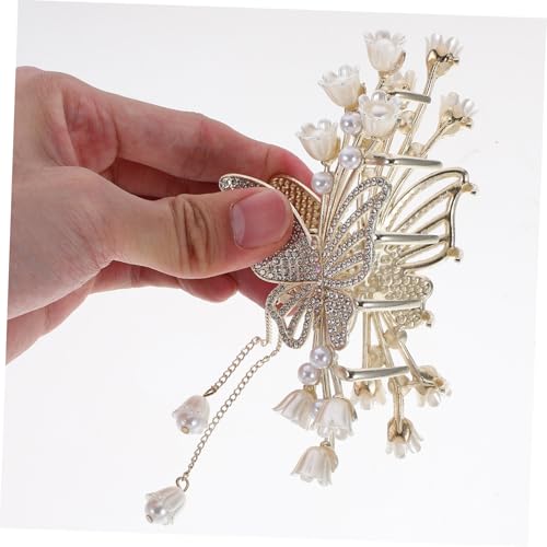 PENIKOKO Rhinestone Haarklammer Groß Metall Klauenclip Strass Haarspange für Dickes Haar Damen Schmuck Accessoire Elegant für Alltag und Fest PENIKOKO Rhinestone Haarklammer Groß Metall Klauenclip Strass Haarspange für Dickes Haar Damen Schmuck Accessoire Elegant für Alltag und Fest von PENIKOKO