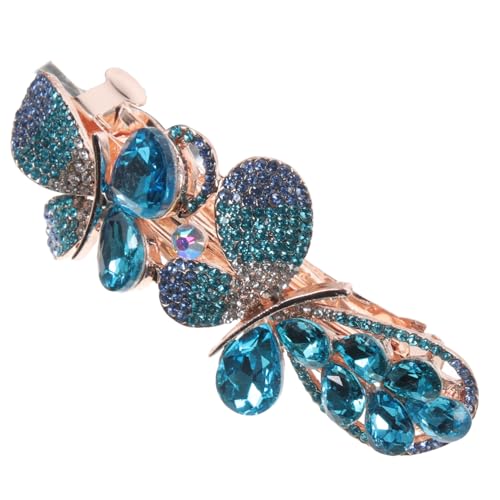 PENIKOKO Rhinestone Haarklammer mit Schleifen Motiv Metall Haarklammer mit Strasssteinen Dekorative Haarspange für Frauen Glitzernder Haarschmuck für Hochzeit Geburtstag und Alltag PENIKOKO Rhinestone Haarklammer mit Schleifen Motiv Metall Haarklammer mit Strasssteinen Dekorative Haarspange für Frauen Glitzernder Haarschmuck für Hochzeit Geburtstag und Alltag von PENIKOKO