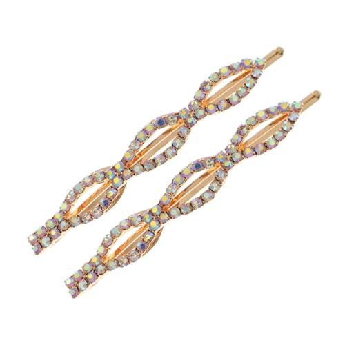 PENIKOKO Rhinestones Haarnadel Schmetterlingsknoten Haarspange für Frauen und Mädchen Glänzend Geeignet für Alltag Party Hochzeit Vielseitiger Haarschmuck Stilvolle Frisuren von PENIKOKO